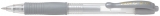 Roller cu gel G-2, metalic Pilot 0.7 mm varf mediu, argintiu