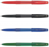 Pix cu bila Supergrip G Pilot 1.0 mm varf mediu cu capac, diverse culori