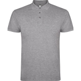 Tricou polo Roly, barbati, Star, marimea XL, gri melanj