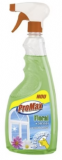 Solutie geamuri Promax, floral, verde, cu pulverizator, 750 ml