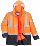 Jacheta Hi-Vis Executive 5-in-1, Portocaliu/Navy, Portwest 