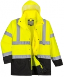 Jacheta Hi-Vis Executive 5-in-1, Galben/Negru, Portwest 