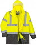 Jacheta Hi-Vis Executive 5-in-1, Galben/Gri, Portwest 