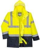 Jacheta Hi-Vis Executive 5-in-1, Galben/Navy, Portwest 