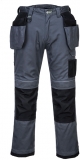 Pantaloni Holster PW3, Gri Zoom/Negru, Regular, Portwest 