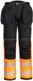 Pantaloni Hi-Vis clasici holster, portocaliu/negru, regular, PW3, Portwest