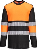Tricou Hi-Vis Clasa 1, portocaliu/negru, regular, PW3, Portwest