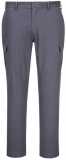 Pantaloni Combat Slim Strech, Gri Carbune, Regular, Portwest 