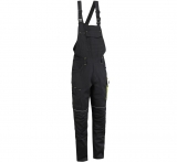 Pantalon cu pieptar, negru / galben, Comfort, Rock Safety 