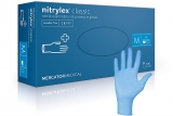 Manusi examinare nitril, fara pudra, Classic, M, albastru 100 buc/cutie Nitrylex