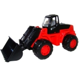 Tractor cu incarcator 36940 Craft, 24 cm, diverse culori Wader Polesie