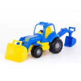 Jucarie Tractor cu incarcator si excavator 44785 Hardy Polesie