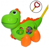 Jucarie de impins, cu forme, Dinozaur 