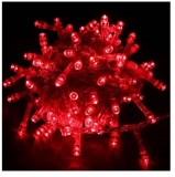 Instalatie pom craciun, 200 becuri led, rosie 