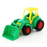 Tractor cu incarcator Champion, 48 cm, verde 0476 Wader Polesie