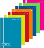 Caiet matematica, A4, 60 file, coperta PP, diverse culori, Nebo