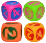 Jucarie chitaitoare, 4 zaruri/set 