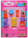 Set de joaca, Casuta cu mobilier, 11 piese/blister
