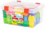 Cuburi constructii Jumbo 50595, 74 piese/ cutie, Polesie 