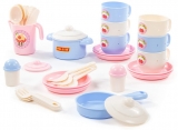Set de joaca Ustensile bucatarie 80226, 38 piese/set Polesie