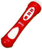 Microfon cu baterii rosu/alb 