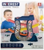 Set de joaca Pista cu masina, in plan inclinat 