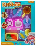 Set de joaca Ustensile bucatarie si accesorii, 15 piese, 1 set/cutie 
