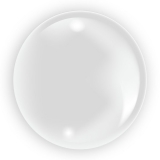 Balon transparent, 45 cm, Tuban 