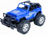 Jucarie Jeep albastru cu frictiune, 22 cm 