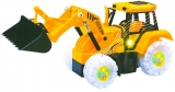 Jucarie Excavator cu frictiune, sunet si lumina 30 cm 