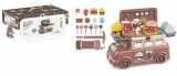 Microbuz street food de jucarie cu accesorii