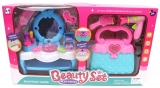 Set de joaca Accesorii frumusete cu gentuta lumina si muzica 
