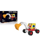 Joc constructii, 97 piese metal, Excavator 