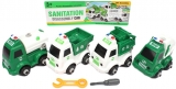 Set de joaca Masinute salubrizare, 4 buc/set 