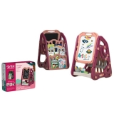 Tablita din plastic pentru scris sau desen cu suport carti, pentru fete 