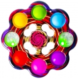 Jucarie senzoriala antistres tip spinner multicolor 