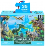 Puzzle carton 35 piese jumbo dinozauri 