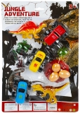 Set de joaca Masinute cu frictiune si Dinozauri 