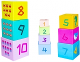 Cuburi educative, stivuibile 