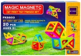 Joc constructii magnetic, 20 piese 