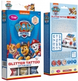 Set tatuaje cu sclipici, pentru baieti, Paw Patrol 