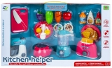 Set de joaca ustensile bucatarie si accesorii in cutie 