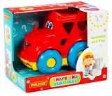 Jucarie camion si cuburi educative, 26 x 17 x 21 cm, Polesie 