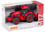 Tractor Belarus cu distribuitor, rosu, Polesie