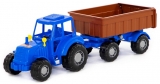 Jucarie tractor cu remorca, 45 x 13 x 14 cm, Polesie 