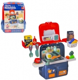 Set de joaca bucatarie in ghiozdanel, 42 piese 