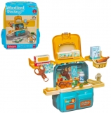 Set de joaca doctor, in ghiozdanel, 37 piese 