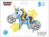 Baloane, Unicorn, folie aluminiu, Roben Toys