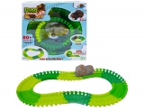 Pista cu masinuta dinozaur, Dino Track Car, cu lumini 