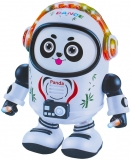 Robot Panda Dance in costum de astronaut, cu baterii